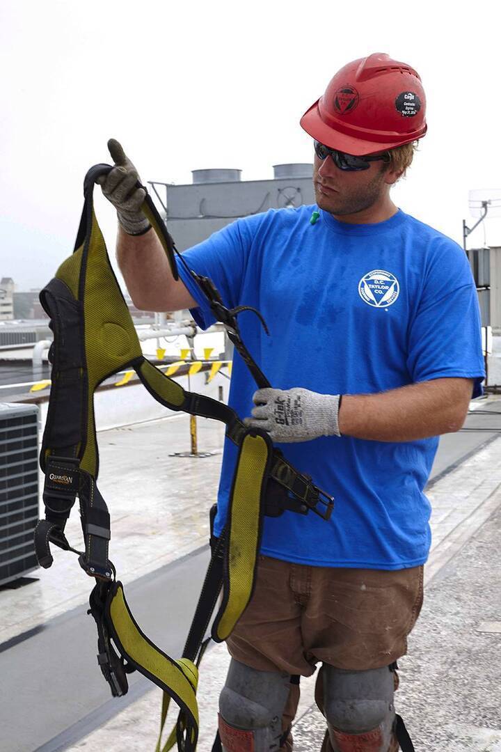 After the Install Fall Protection Inspection and Training D. C