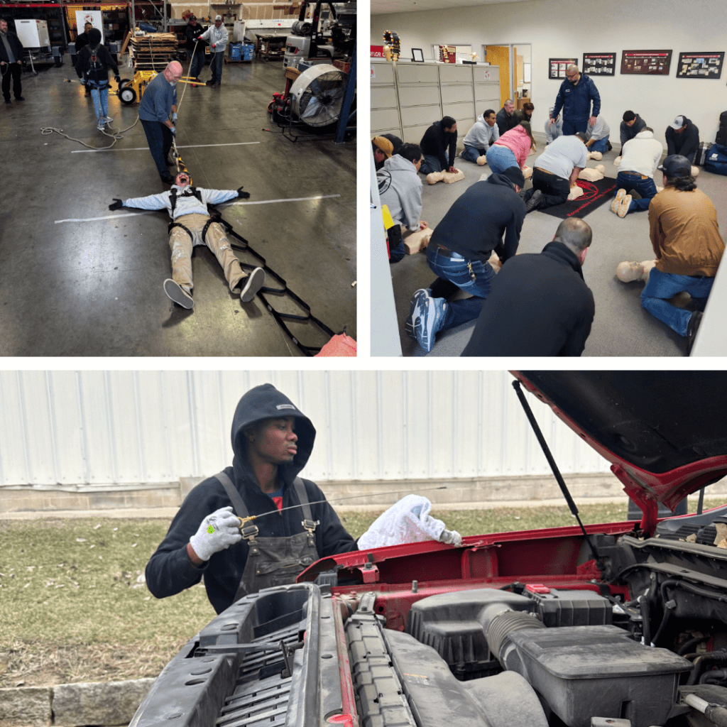 D. C. Taylor Co.'s field personnel participate in workshops at their annual winter training